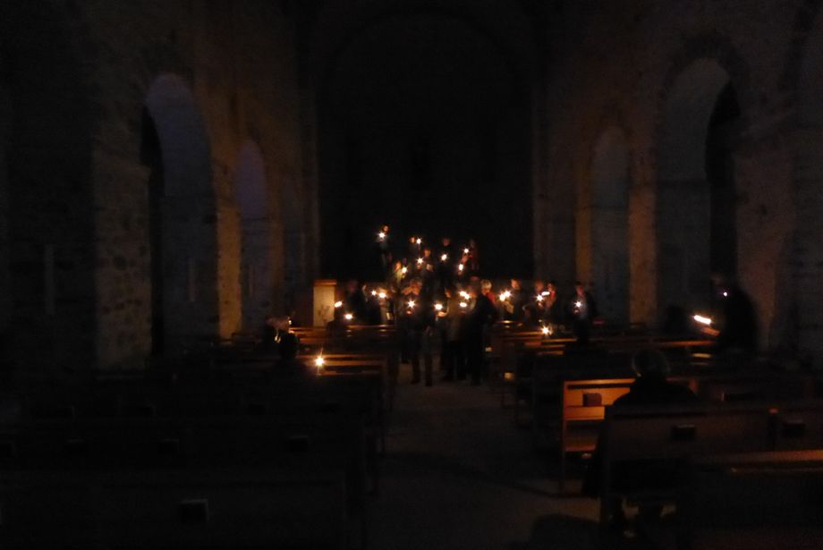 Lichterfeier am Singabend in der Kirche Amsoldingen